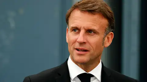 Emmanuel Macron en una foto de archivo Emmanuel Macron en una foto de archivo
