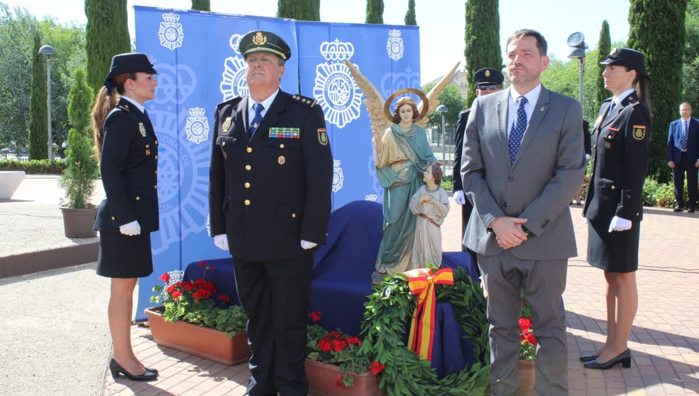 Alberto Camacho y David Broceño durante el acto de la Policía Nacional en Ciudad Real Alberto Camacho y David Broceño durante el acto de la Policía Nacional en Ciudad Real