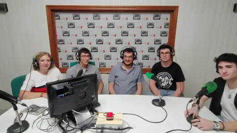 Gema, Carlos, Ricardo, Miguel y Rodrigo de la Agrupación Musical 'Luis Palacios' Gema, Carlos, Ricardo, Miguel y Rodrigo de la Agrupación Musical 'Luis Palacios'