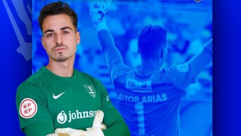 Aitor Arias volver&aacute; a defender la porter&iacute;a del Orihuela CF la pr&oacute;xima temporada