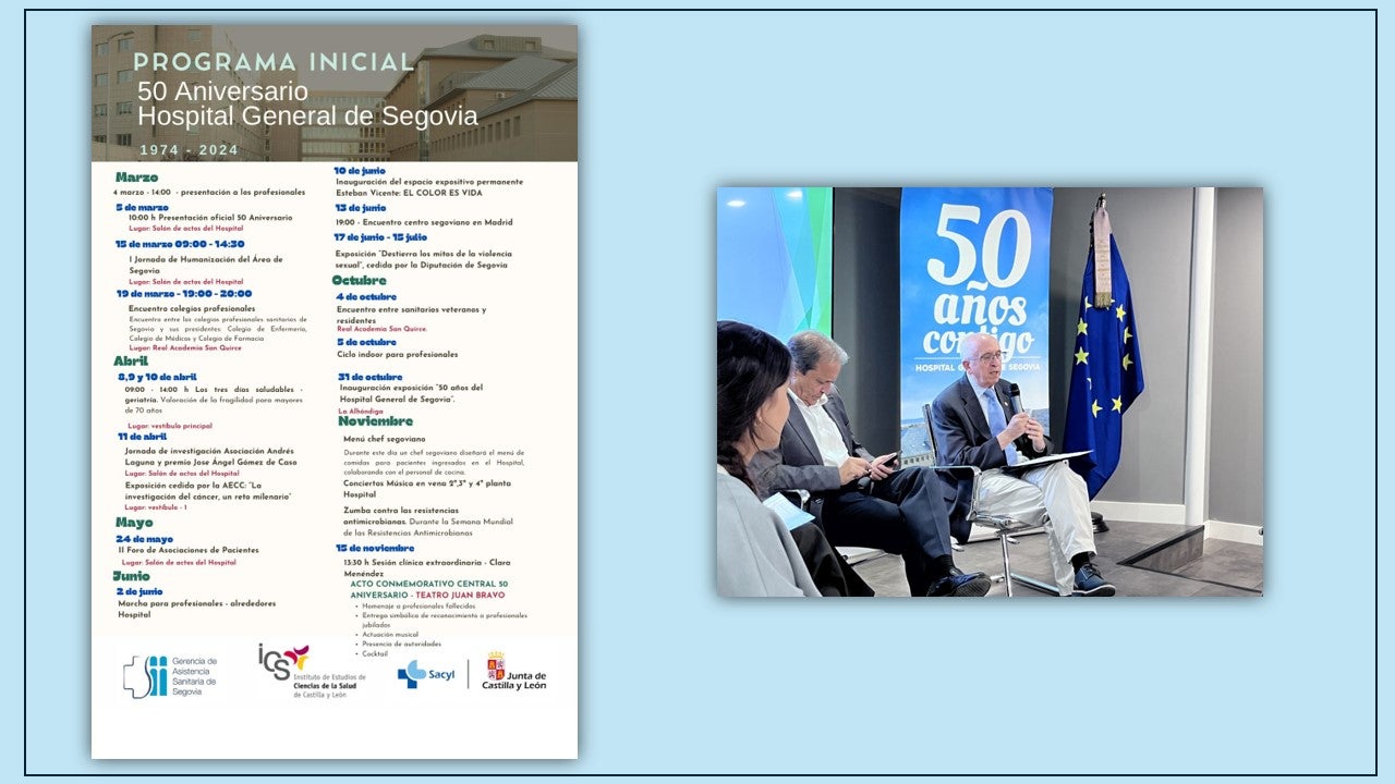El Hospital General de Segovia continúa con las celebraciones por sus primeros 50 años de vida El Hospital General de Segovia continúa con las celebraciones por sus primeros 50 años de vida