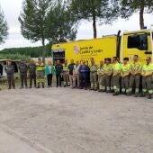 El operativo contra incendios forestales de la Junta en Segovia cuenta con 380 profesionales 