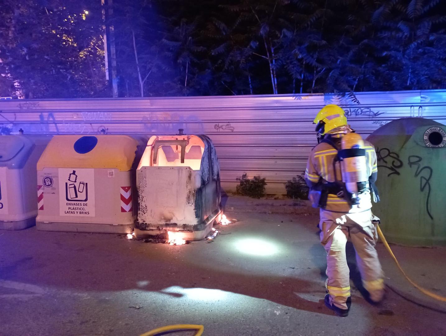 Detenido en Huesca el autor de los incendios de contenedores Detenido en Huesca el autor de los incendios de contenedores