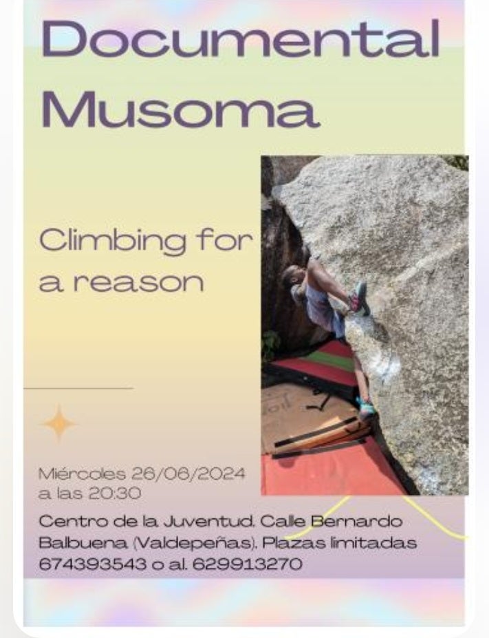 Documental Musoma habla de la escalada como llave a un futuro mejor Documental Musoma habla de la escalada como llave a un futuro mejor