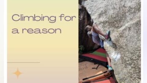 Cartel "Climbing for a reason"