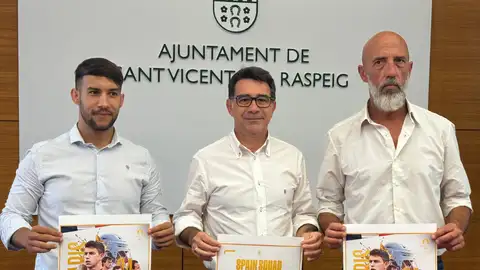 Ricardo Bernabeu, Pachi Pascual y Juan Escarré Ricardo Bernabeu, Pachi Pascual y Juan Escarré
