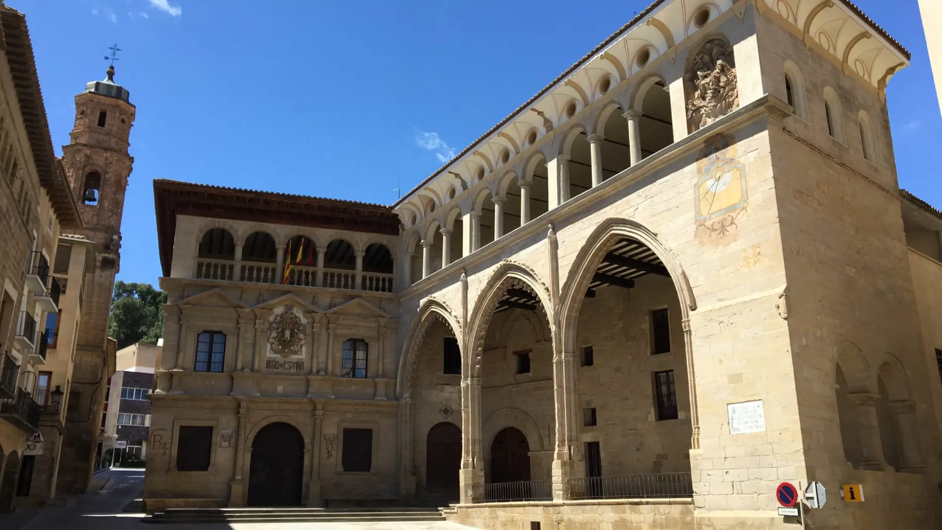 Plaza de España de Alcañiz Plaza de España de Alcañiz