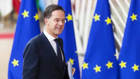 El todavía primer ministro holandés, Mark Rutte El todavía primer ministro holandés, Mark Rutte