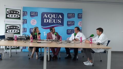 Javier ru&iacute;z y Paloma Gallego desde Aquadeus.
