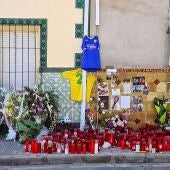 Homenaje vecinal a los jóvenes atropellados en Argamasilla de Alba. 