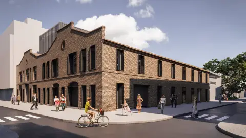 Figuración de las naves rehabilitadas bombalino