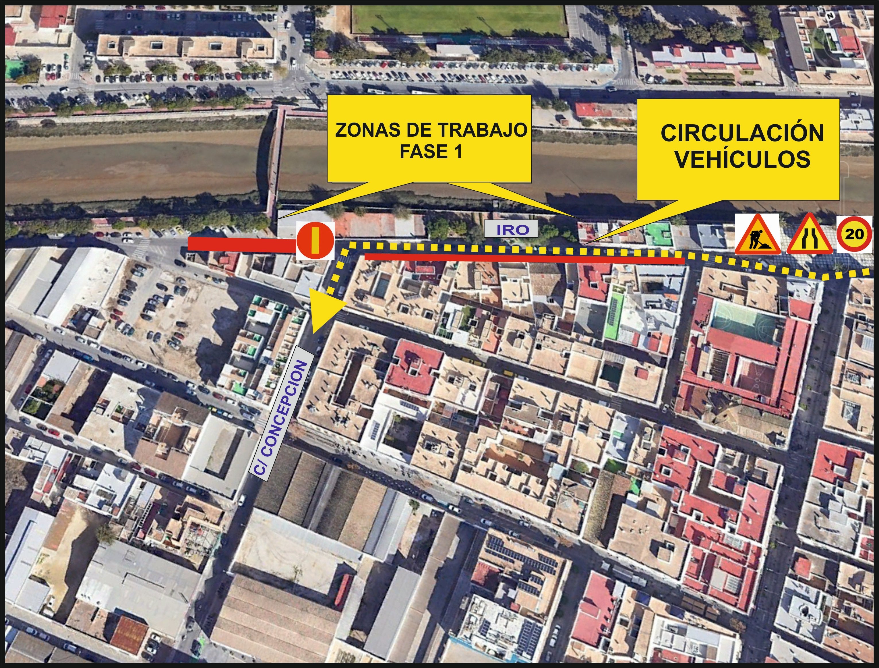 El Ayuntamiento de Chiclana comienza las obras de reurbanización de la calle Iro El Ayuntamiento de Chiclana comienza las obras de reurbanización de la calle Iro