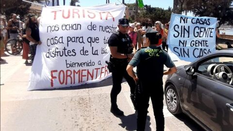 Manifestación de SOS Formentera de este domingo 23 de junio