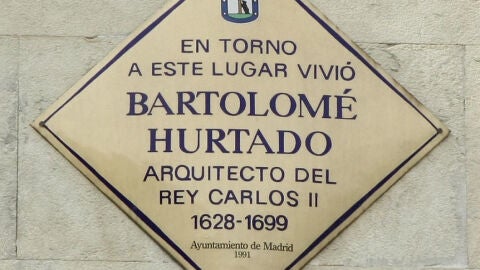 Placa de Bartolom&eacute; Hurtado