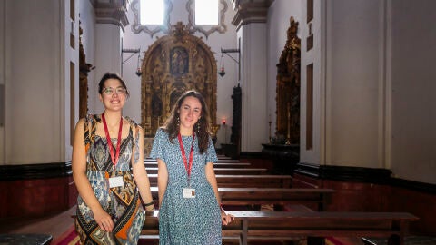 Natalia Campos y Ana Zabalegui, voluntarias de N&aacute;rtex