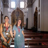 Natalia Campos y Ana Zabalegui, voluntarias de Nártex