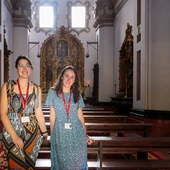 Natalia Campos y Ana Zabalegui, voluntarias de Nártex Natalia Campos y Ana Zabalegui, voluntarias de Nártex