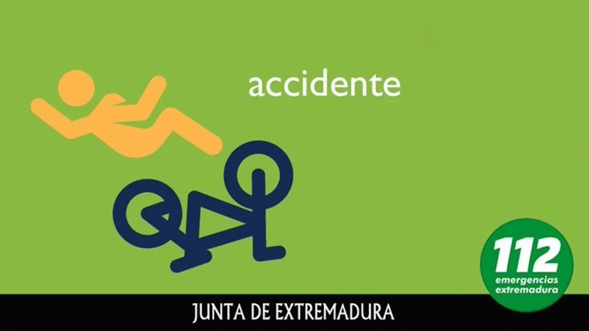 Un ciclista de 53 años resulta herido grave tras colisionar contra un turismo en Trujillo