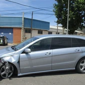 Vehículo que colisionó con la moto Vehículo que colisionó con la moto