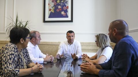 Reunió del alcalde de Cárcer con el presidente de la Diputació