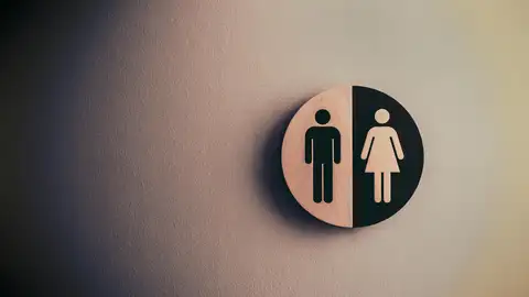 Imagen de la puerta de unos servicios Imagen de la puerta de unos servicios