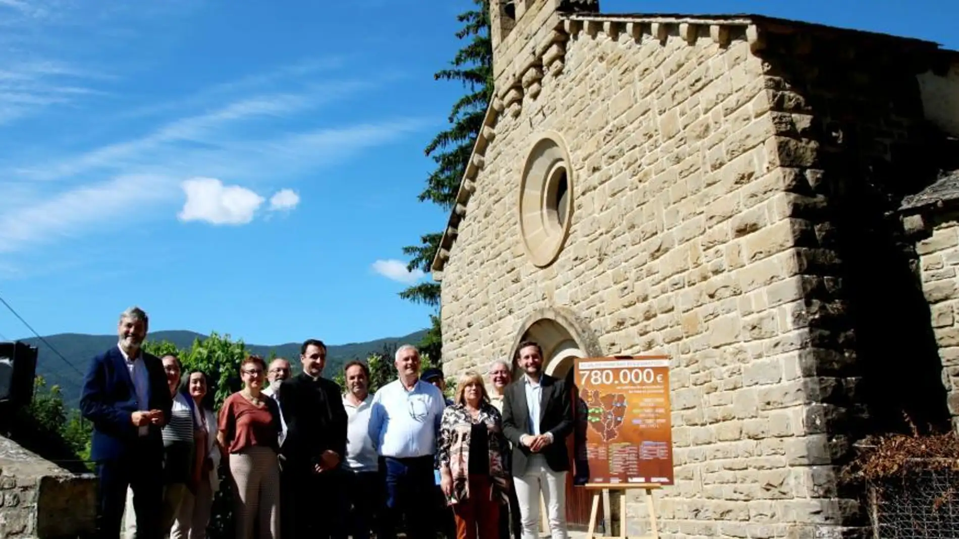 780.000 euros para mejorar 16 iglesias y ermitas de Huesca
