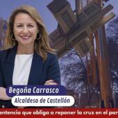 Abogados Cristianos lanza una campaña para pedir a Carrasco que no recurra la sentencia de la Cruz del parque Ribalta