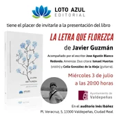 Presentación de "La letra que florezca" Presentación de "La letra que florezca"