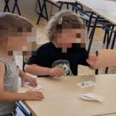 niños y niñas de Sueca en la escuela de verano