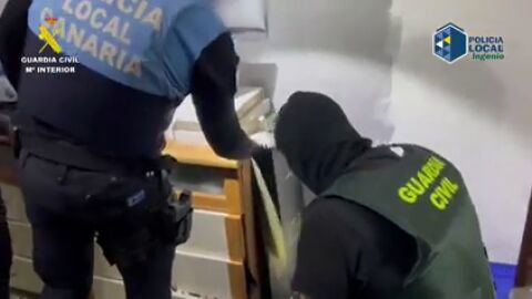 Imágenes de la operación de la Guardia Civil 