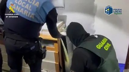 Im&aacute;genes de la operaci&oacute;n de la Guardia Civil 