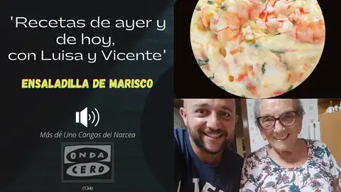 Luisa y Vicente con su receta de hoy Luisa y Vicente con su receta de hoy