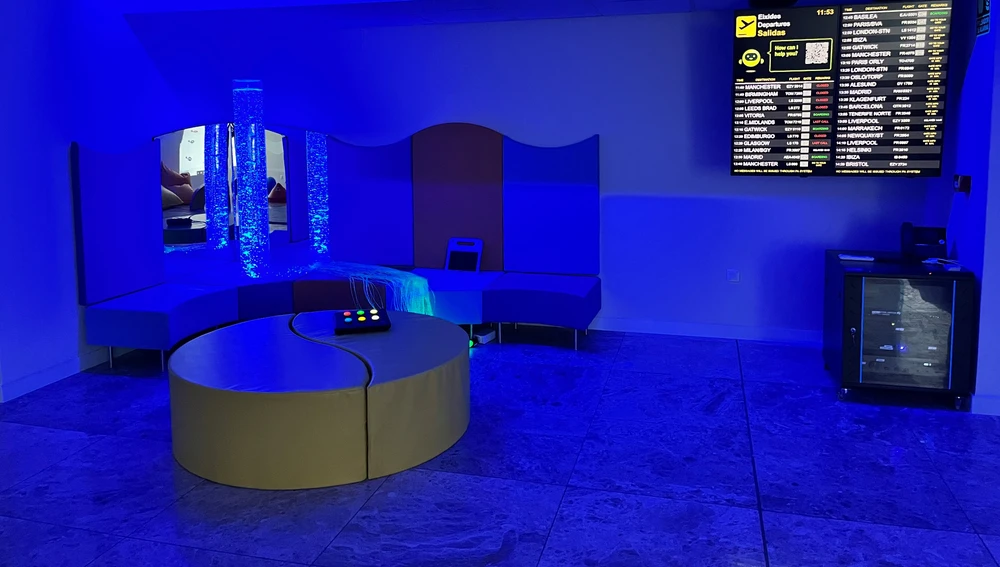 Sala Sensorial creada en el Aeropuerto Alicante - Elche 'Miguel Hernández'. Sala Sensorial creada en el Aeropuerto Alicante - Elche 'Miguel Hernández'.