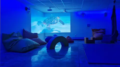 Sala Sensorial creada en el Aeropuerto Alicante - Elche 'Miguel Hernández'. Sala Sensorial creada en el Aeropuerto Alicante - Elche 'Miguel Hernández'.