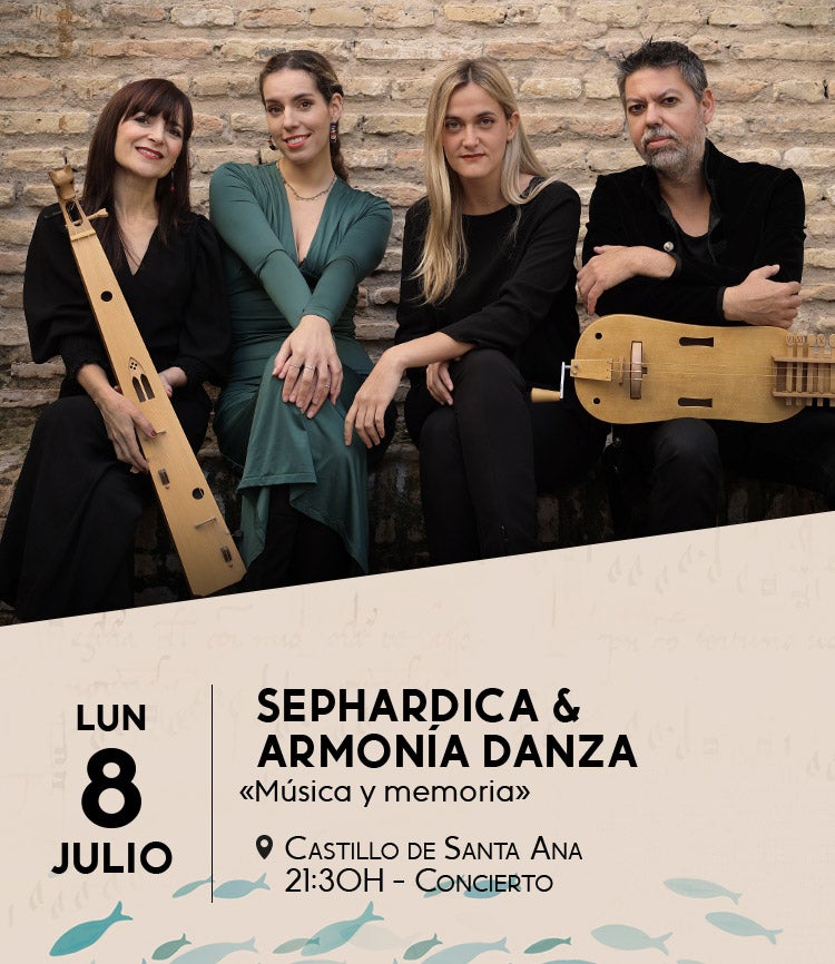 'Sephardica y Armonía Danza' cierra el Mare Musicum a lo andalusí y judeoespañol 'Sephardica y Armonía Danza' cierra el Mare Musicum a lo andalusí y judeoespañol