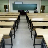 Imagen de archivo de un aula vacía Imagen de archivo de un aula vacía