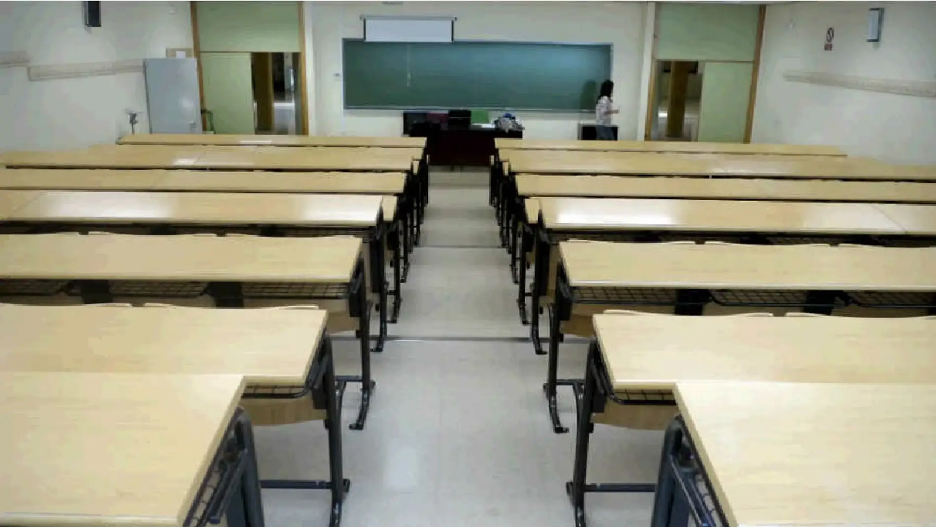 Imagen de archivo de un aula vacía Imagen de archivo de un aula vacía