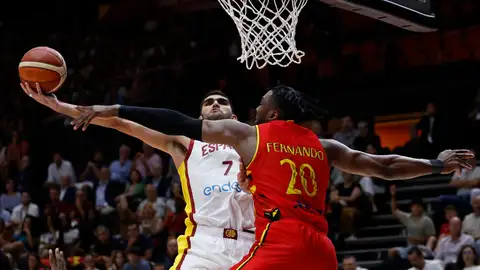 Santi Aldama en el preolímpico de Valencia Santi Aldama en el preolímpico de Valencia
