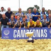 EnPie Málaga Fútbol Playa se corona como campeona de liga