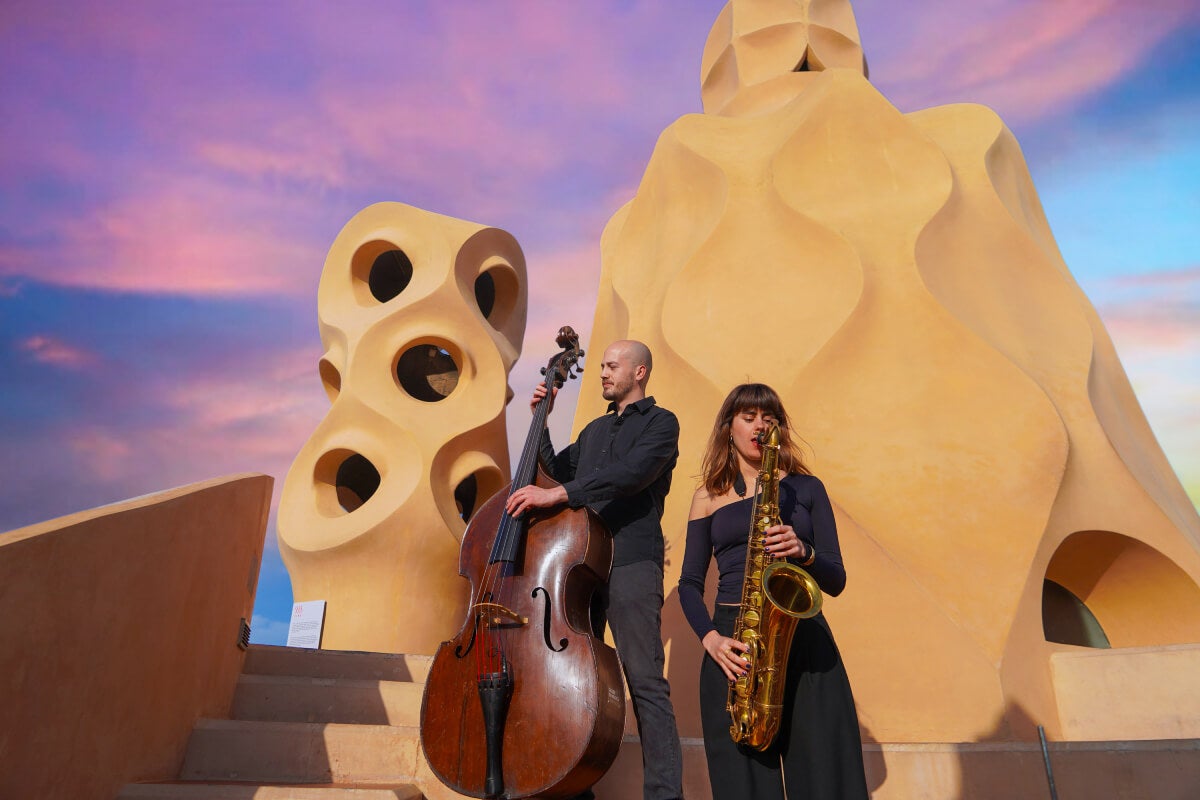 Jazz, cava i visita a la Pedrera Jazz, cava i visita a la Pedrera