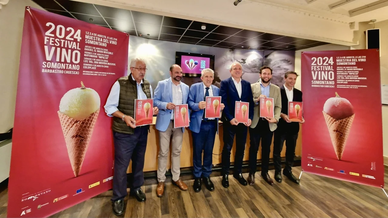 El festival Vino del Somontano vuelve como "el gran sabor del verano"