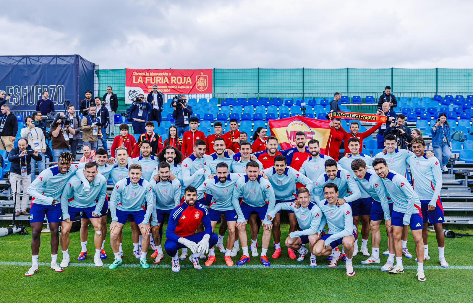 La Roja muy arropada por La Rioja ante el España-Alemania La Roja muy arropada por La Rioja ante el España-Alemania