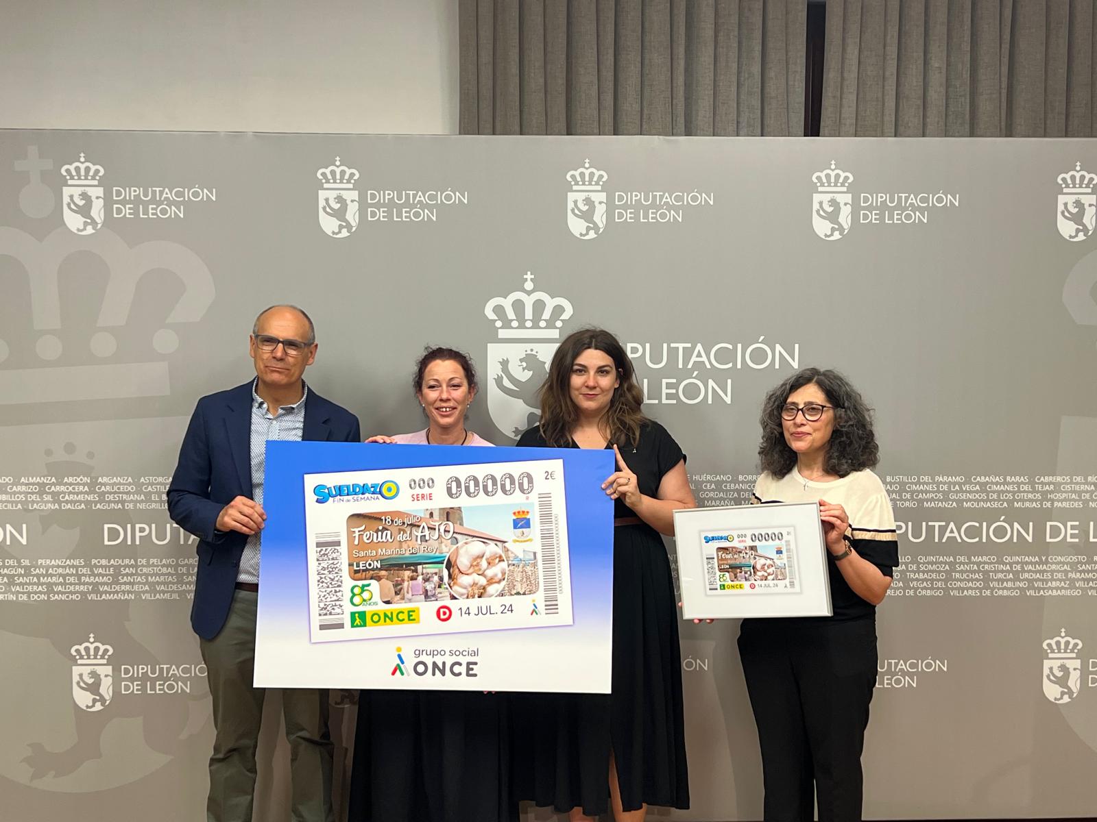La Feria del Ajo de Santa Marina del Rey, protagonista del cupón de la Once La Feria del Ajo de Santa Marina del Rey, protagonista del cupón de la Once