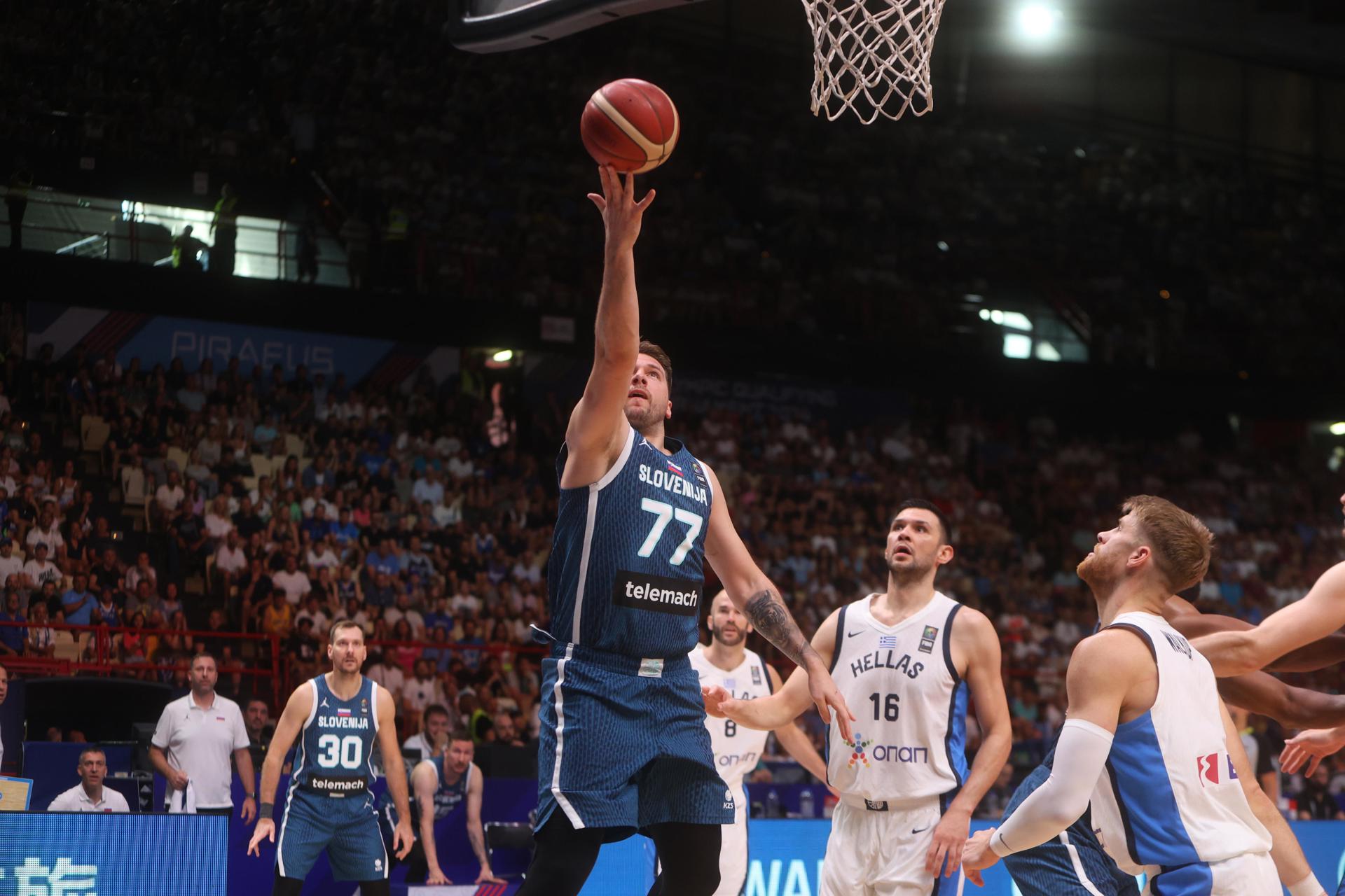 Grecia elimina a Eslovenia y deja a Doncic sin Juegos Olímpicos Grecia elimina a Eslovenia y deja a Doncic sin Juegos Olímpicos