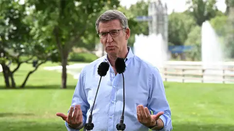 El presidente del PP, Alberto Núñez Feijóo, en un acto reciente. El presidente del PP, Alberto Núñez Feijóo, en un acto reciente.