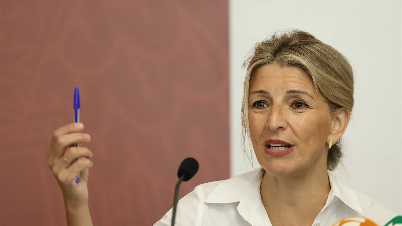 La vicepresidenta segunda y ministra de Trabajo y Economía Social, Yolanda Díaz, en el curso de verano de la UCM