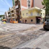 Obres d'asfaltatge a Vilanova