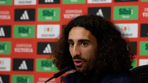 Cucurella: "Venir de tapados nos ha ayudado" Cucurella: "Venir de tapados nos ha ayudado"