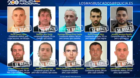 Los diez fugitivos podrían encontrarse en España Los diez fugitivos podrían encontrarse en España/ EFE