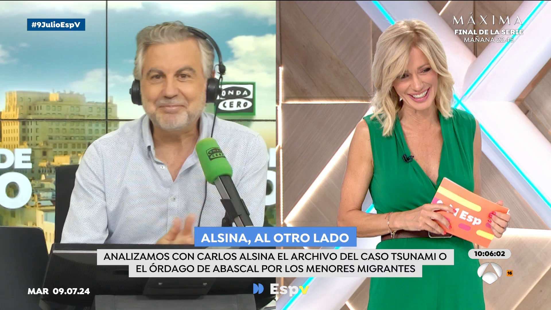 Alsina y Susanna Griso: "Los independentistas podrían reconocer que sí hay jueces españoles que aplican la ley" Alsina y Susanna Griso: "Los independentistas podrían reconocer que sí hay jueces españoles que aplican la ley"